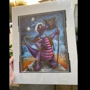 Disney Epcot Figment Darren Wilson wall art